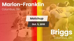 Matchup: Marion-Franklin vs. Briggs  2018