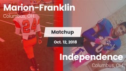 Matchup: Marion-Franklin vs. Independence  2018