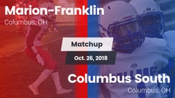 Matchup: Marion-Franklin vs. Columbus South  2018
