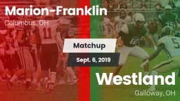 Matchup: Marion-Franklin vs. Westland  2019