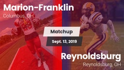 Matchup: Marion-Franklin vs. Reynoldsburg  2019
