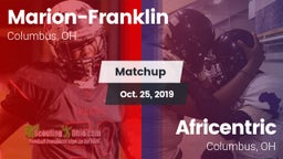 Matchup: Marion-Franklin vs. Africentric  2019