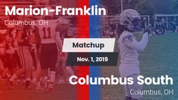Matchup: Marion-Franklin vs. Columbus South  2019
