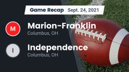 Recap: Marion-Franklin  vs. Independence  2021
