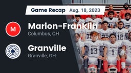 Recap: Marion-Franklin  vs. Granville  2023