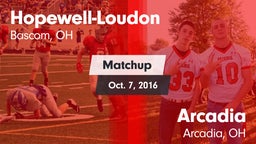 Matchup: Hopewell-Loudon vs. Arcadia  2016