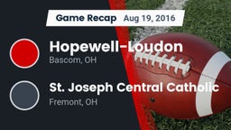 Recap: Hopewell-Loudon  vs. St. Joseph Central Catholic  2016