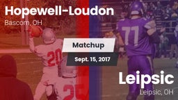 Matchup: Hopewell-Loudon vs. Leipsic  2017