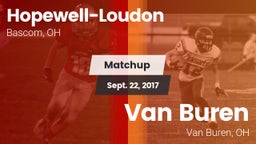 Matchup: Hopewell-Loudon vs. Van Buren  2017