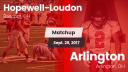 Matchup: Hopewell-Loudon vs. Arlington  2017
