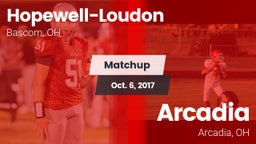 Matchup: Hopewell-Loudon vs. Arcadia  2017