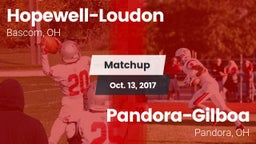 Matchup: Hopewell-Loudon vs. Pandora-Gilboa  2017