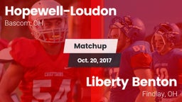 Matchup: Hopewell-Loudon vs. Liberty Benton  2017