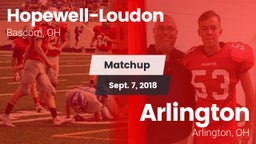 Matchup: Hopewell-Loudon vs. Arlington  2018