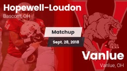 Matchup: Hopewell-Loudon vs. Vanlue  2018