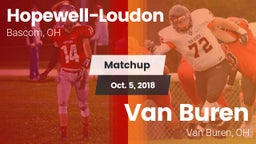 Matchup: Hopewell-Loudon vs. Van Buren  2018