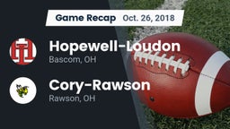 Recap: Hopewell-Loudon  vs. Cory-Rawson  2018