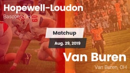 Matchup: Hopewell-Loudon vs. Van Buren  2019