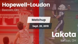 Matchup: Hopewell-Loudon vs. Lakota 2019