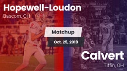 Matchup: Hopewell-Loudon vs. Calvert  2019