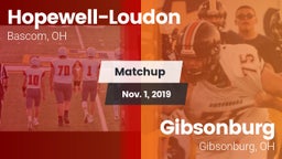 Matchup: Hopewell-Loudon vs. Gibsonburg  2019