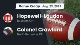 Recap: Hopewell-Loudon  vs. Colonel Crawford  2019