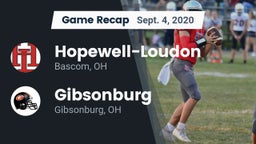 Recap: Hopewell-Loudon  vs. Gibsonburg  2020