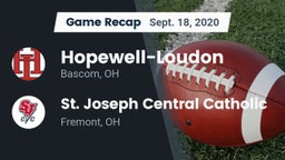 Recap: Hopewell-Loudon  vs. St. Joseph Central Catholic  2020