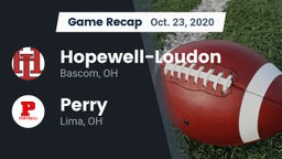 Recap: Hopewell-Loudon  vs. Perry  2020