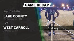 Recap: Lake County  vs. West Carroll  2016