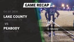 Recap: Lake County  vs. Peabody  2016