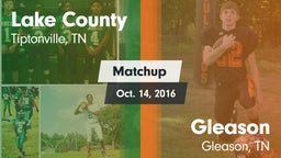 Matchup: Lake County vs. Gleason  2016
