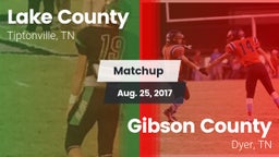 Matchup: Lake County vs. Gibson County  2017