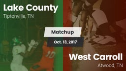 Matchup: Lake County vs. West Carroll  2017