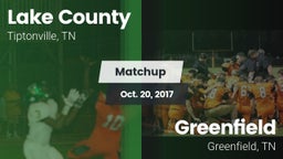 Matchup: Lake County vs. Greenfield  2017