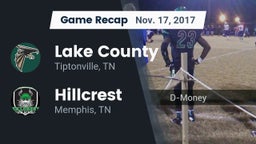 Recap: Lake County  vs. Hillcrest  2017