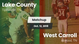 Matchup: Lake County vs. West Carroll  2018