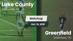 Matchup: Lake County vs. Greenfield  2018