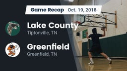 Recap: Lake County  vs. Greenfield  2018
