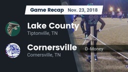 Recap: Lake County  vs. Cornersville  2018