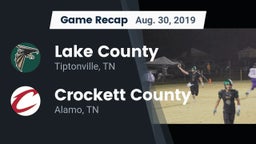 Recap: Lake County  vs. Crockett County  2019