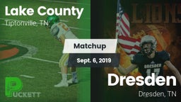 Matchup: Lake County vs. Dresden  2019