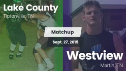 Matchup: Lake County vs. Westview  2019