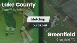 Matchup: Lake County vs. Greenfield  2019