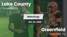 Matchup: Lake County vs. Greenfield  2020