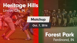 Matchup: Heritage Hills vs. Forest Park  2016