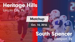 Matchup: Heritage Hills vs. South Spencer  2016