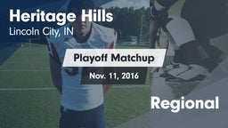 Matchup: Heritage Hills vs. Regional 2016