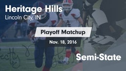 Matchup: Heritage Hills vs. Semi-State 2016