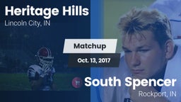 Matchup: Heritage Hills vs. South Spencer  2017